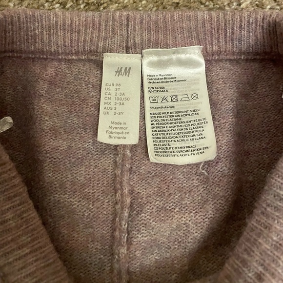 H&M toddler cozy two piece sweater set (3T) - Picture 7 of 7
